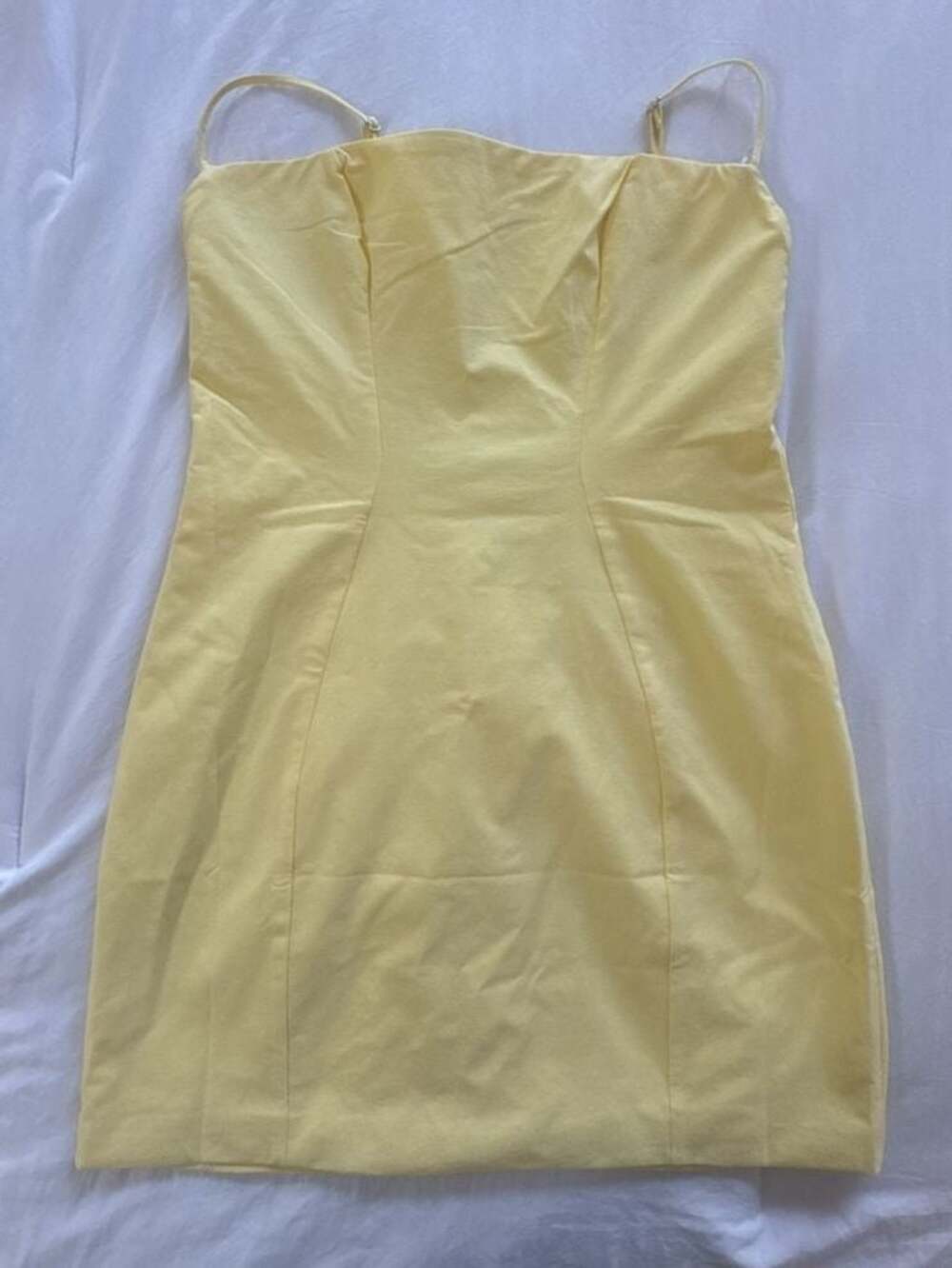 Mistress Rocks Yellow Corset Mini Dress - Picture 3 of 8